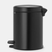 Cargar imagen en el visor de la galería, Cubell de pedal 3lts Negre Brabantia